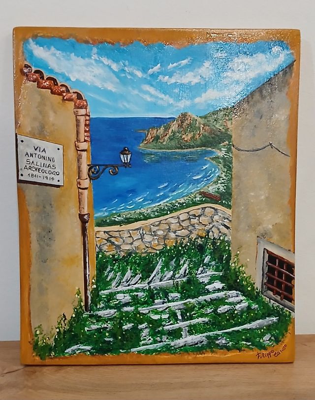 Quadro Sicilia - Mare di Erice