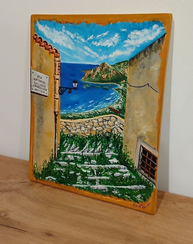 Quadro Sicilia - Mare di Erice