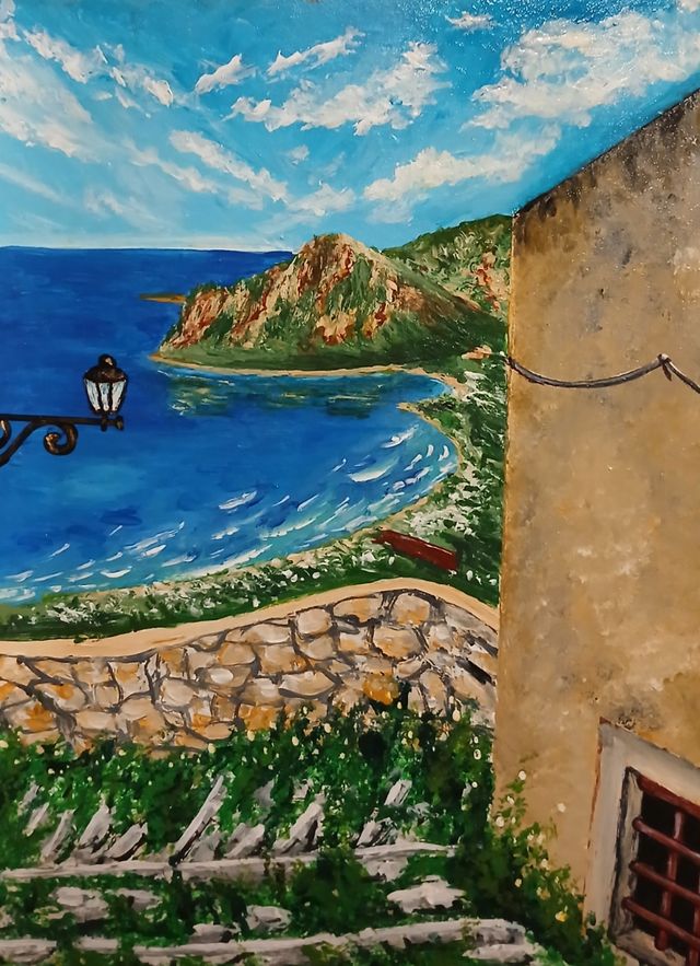 Quadro Sicilia - Mare di Erice