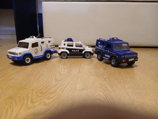 Pack 3 coches policía Playmobil