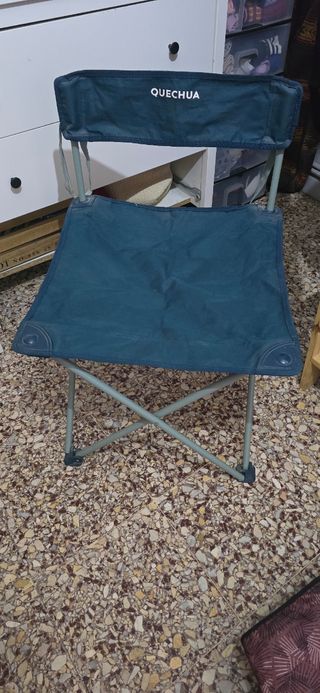 Silla plegable Quechua azul