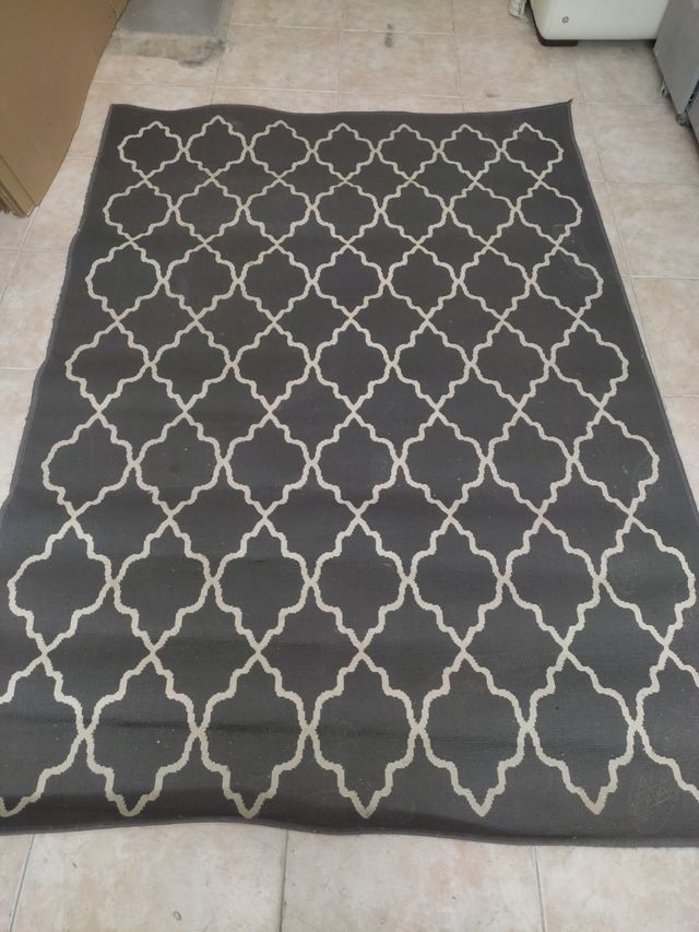 Alfombra Ikea Gris - Rombo