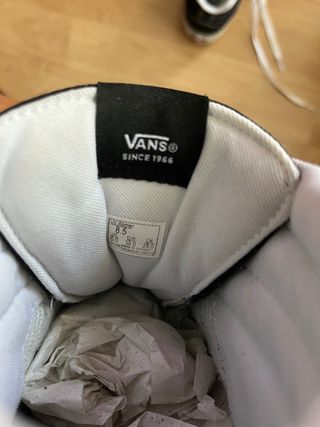 Vans altas negras mujer