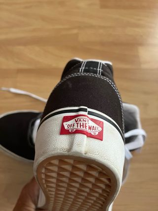 Vans altas negras mujer