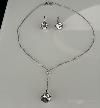 Conjunto Swarovski: Collar y pendientes