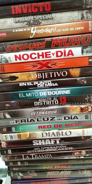 Lote 30 Peliculas Acción DVD