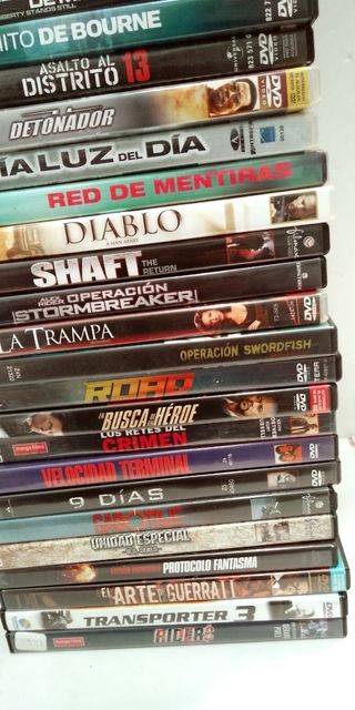 Lote 30 Peliculas Acción DVD