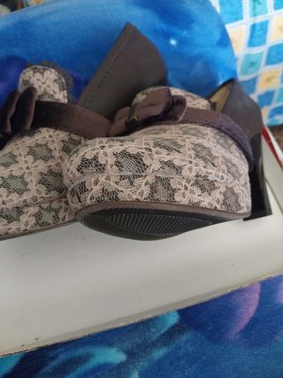 Zapatos axes femme encaje