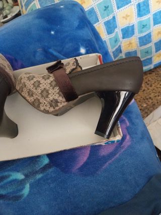 Zapatos axes femme encaje