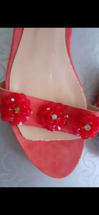 Sandalias Pedro Miralles rojas, talla 41