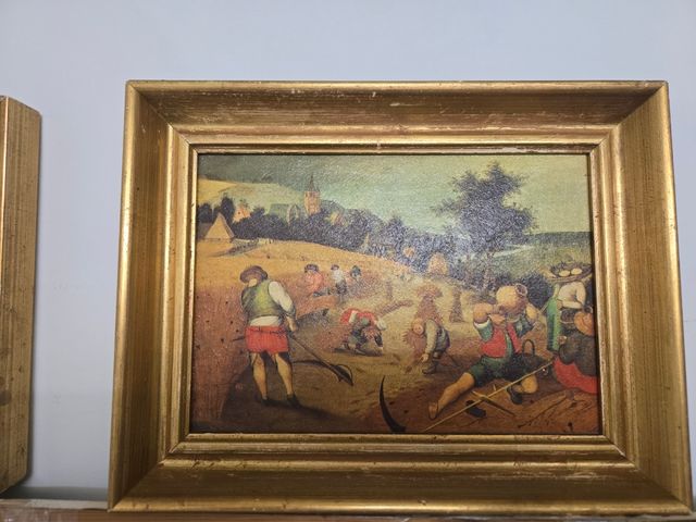 4 Cuadros Paisajes Bruegel stan pintados en lienzo
