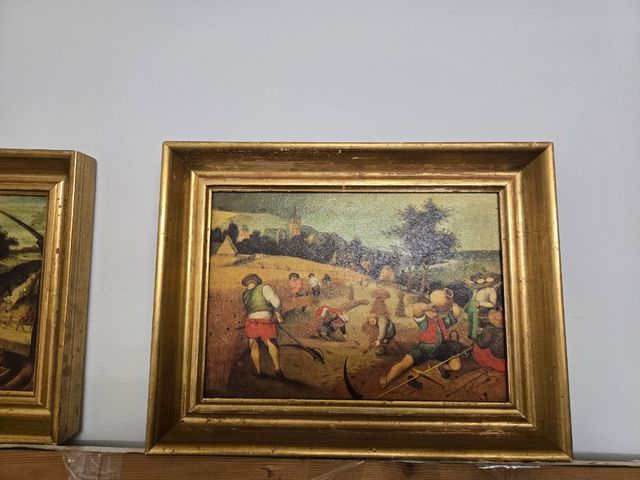 4 Cuadros Paisajes Bruegel stan pintados en lienzo