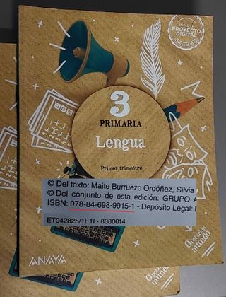 Lengua 3 Primaria ANAYA