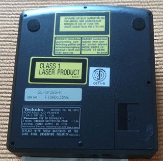 Technics SL-XP2: Lettore CD portatile