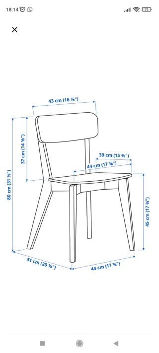 Sillas Ikea Lisabo negras