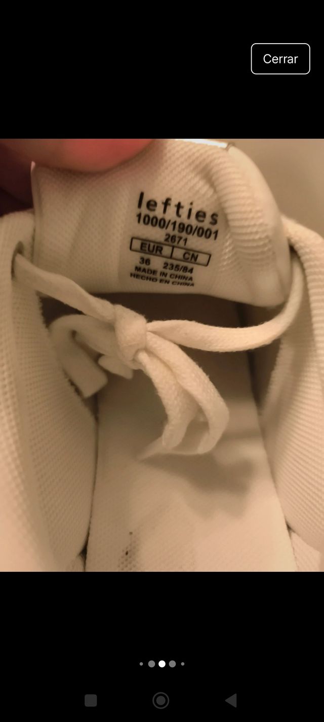 Zapatillas Lefties Blancas - 36