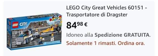 Lego City - Camion e Macchina da Corsa 60151