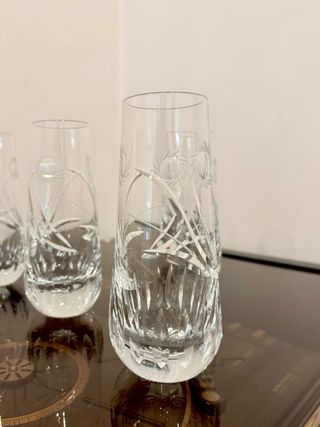 Set 5 Bicchieri Vintage in Cristallo RCR Anni ’70 