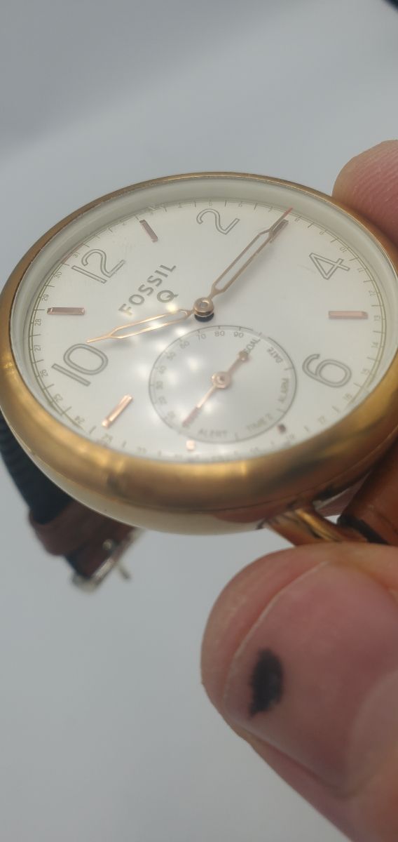 Fossil Q Tailor - Reloj marrón dorado