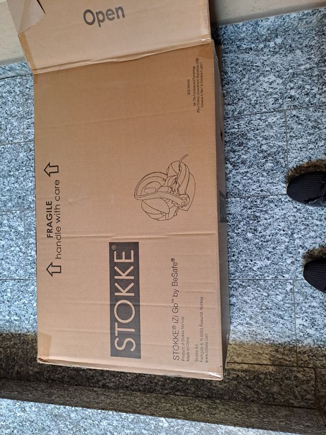 Ovetto Stokke Izi go by besafe grigio