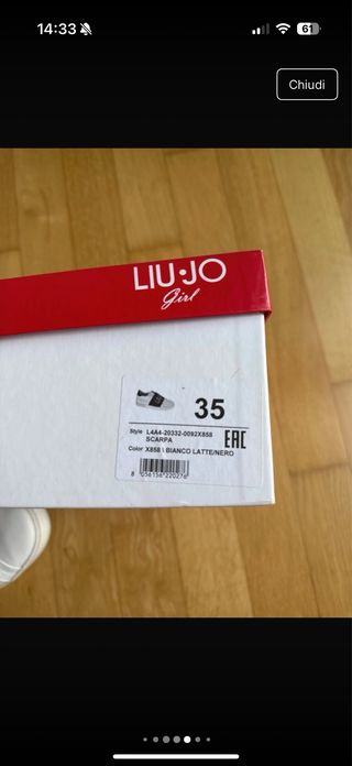 Liu Jo Sneakers Slip on Strass 35 numero 35