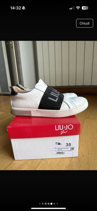 Liu Jo Sneakers Slip on Strass 35 numero 35