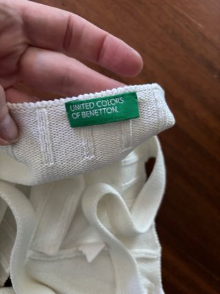 Top cotone ragazza 13-14 anni bianco benetton