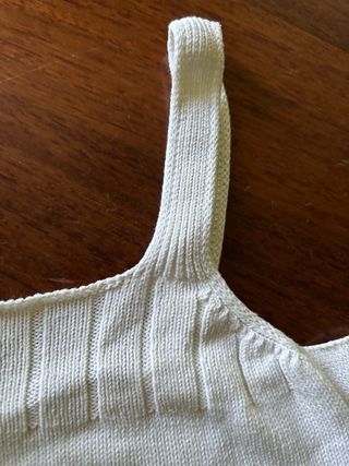 Top cotone ragazza 13-14 anni bianco benetton