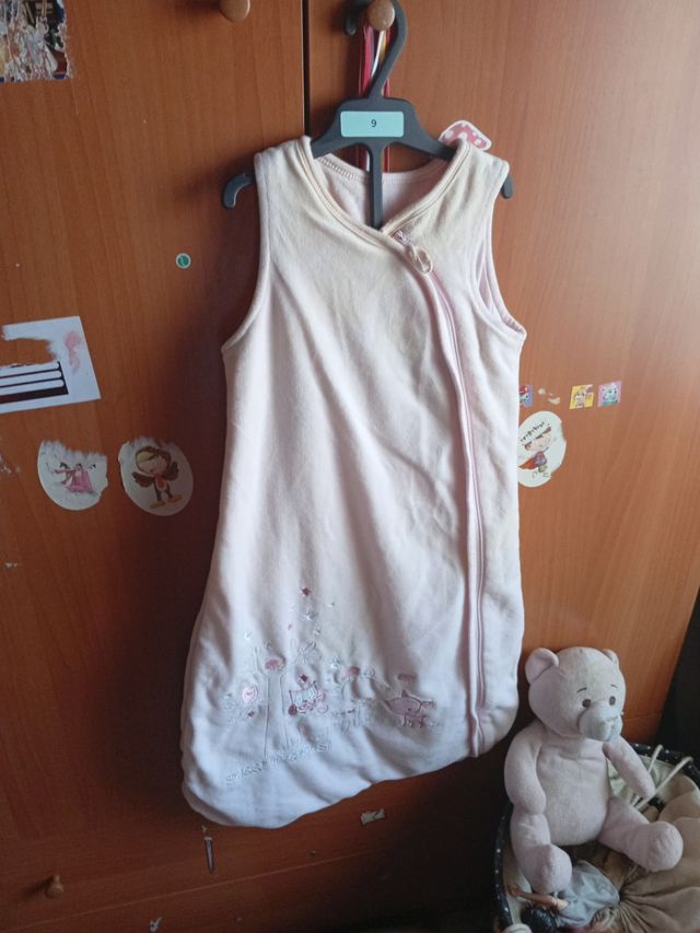 Saco dormir bebé niña rosa