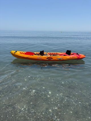 Kayak doble, naranja