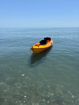 Kayak doble, naranja