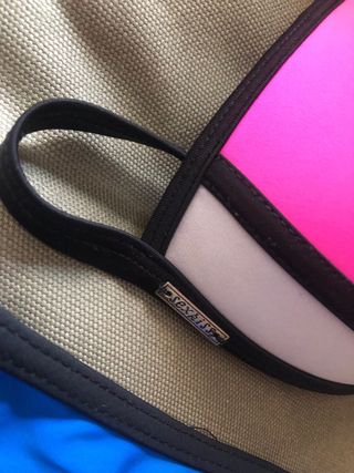 Bikini azul y rosa - Talla S