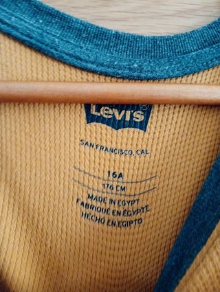 Camiseta Levis niño talla 16A