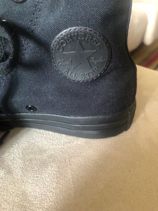 Converse negras - zapatillas altas