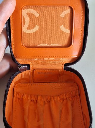 Chanel Mini Bolso Piel Marrón