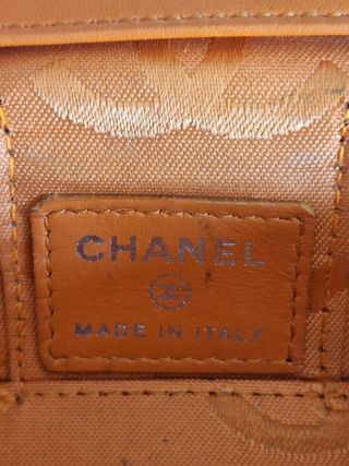 Chanel Mini Bolso Piel Marrón