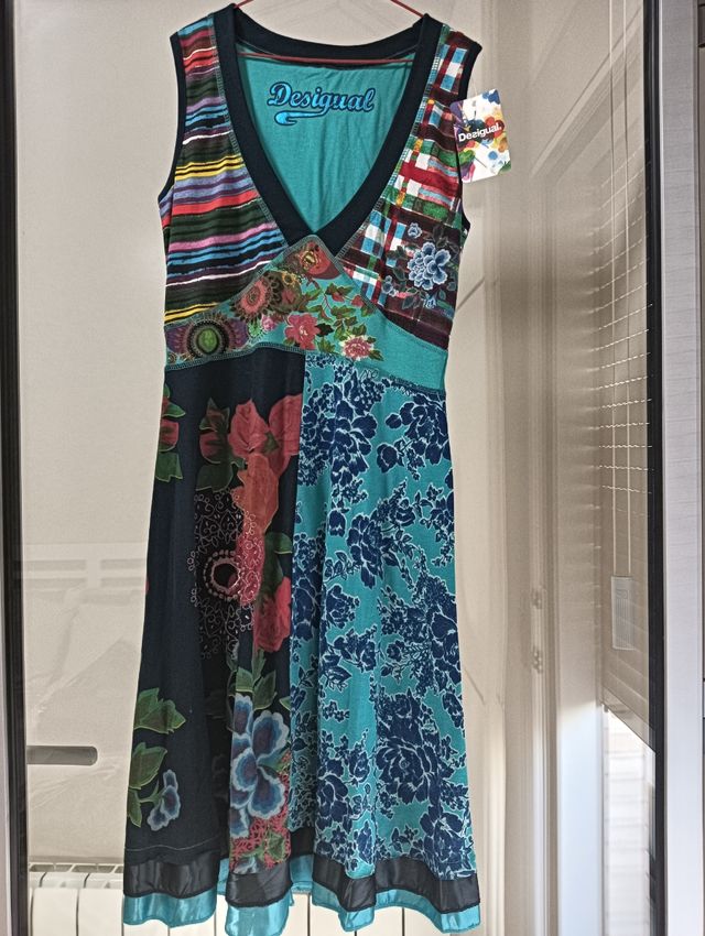 Vestido Desigual multicolor talla M