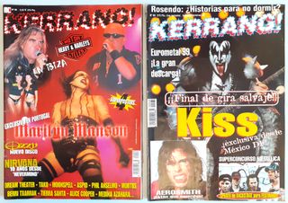 Revistas Rock Heavy Metal Hammer Kerrang Guitarra