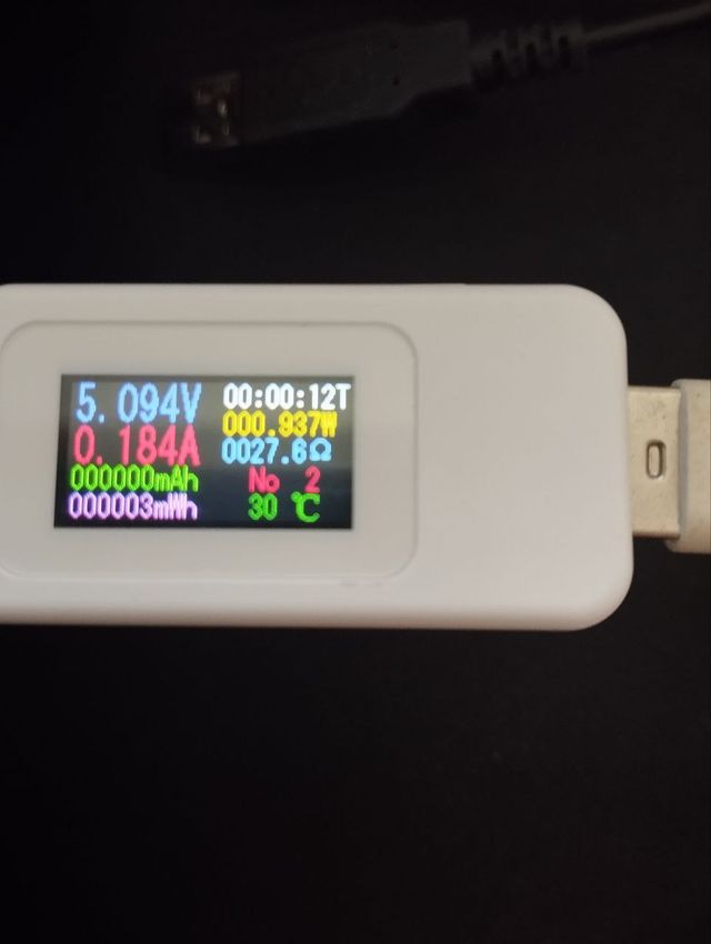 Tester voltmetro USB KWS-MX18L 10in1 QC3 PD