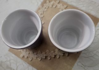 2 Tazzine caffè viola - Ceramica