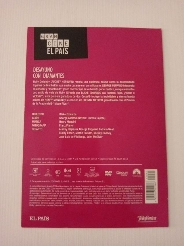 3 DVD El País: Desayuno, Apartamento, Sabrina