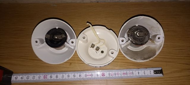 Casquillo portabombillas, portalámparas pared E27