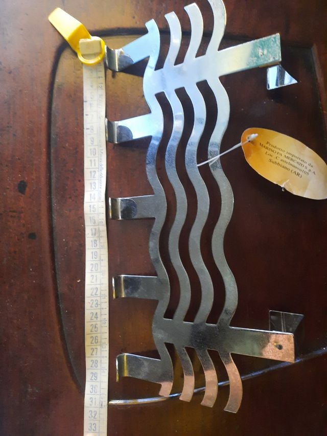Appenditutto retroporta in metallo 30cm - nuovo