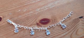 Pulsera y pendientes osos.