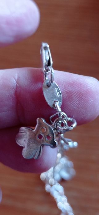 Pulsera y pendientes osos.