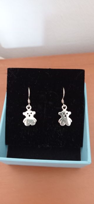 Pulsera y pendientes osos.