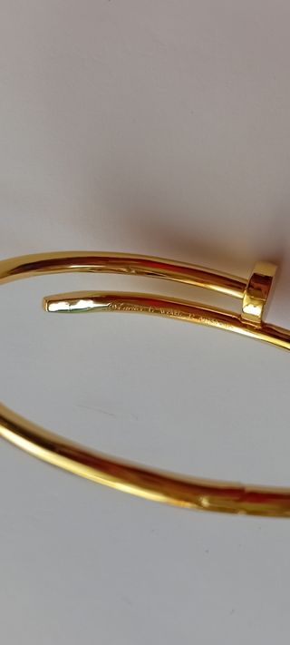Brazalete Estilo Cartier - Dorado.No es negociable