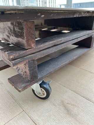 Mesa mosaico vintage pallets.