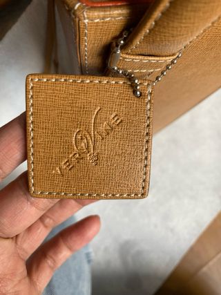 Porta Bottiglie Pelle Marrone