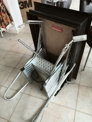Escalera escotilla plegable
